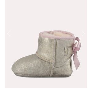 UGG BABY JESSE BOW II METALLIC BOOTIE